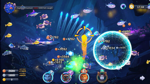 Hình ảnh trong game Meow Squad Incremental Fishing-GoldBerg