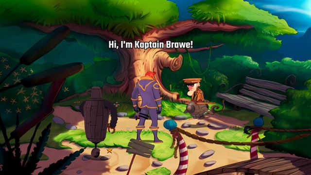 Hình ảnh trong game Kaptain Brawe A Brawe New World Remastered-TiNYiSO