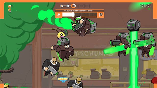 Hình ảnh trong game Alien Hominid Invasion v1.3.1-P2P