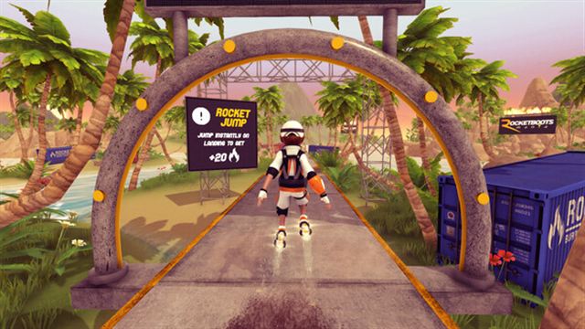 Hình ảnh trong game Rocket Boots Mania-TENOKE