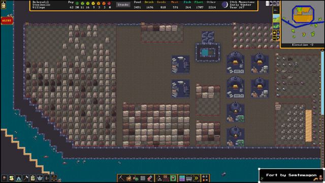 Hình ảnh trong game Dwarf Fortress v51.10-P2P
