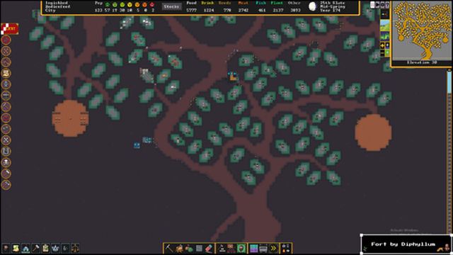 Hình ảnh trong game Dwarf Fortress v51.10-P2P