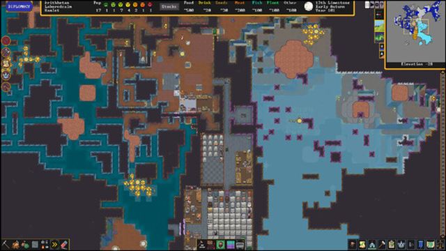 Hình ảnh trong game Dwarf Fortress v51.10-P2P
