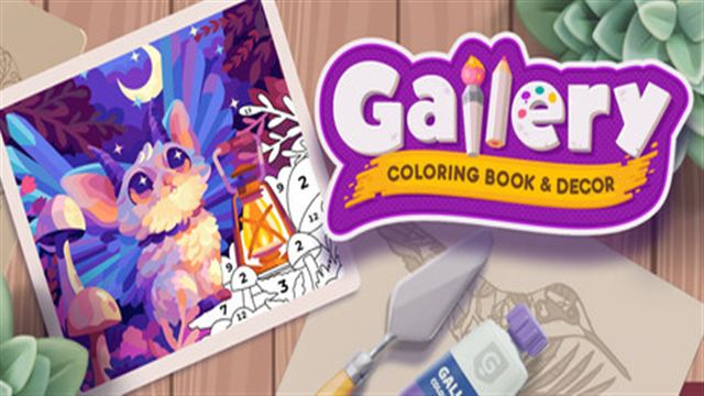 Tải game Gallery Coloring book And decor-TENOKE